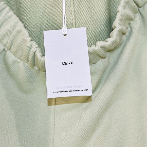 LADY WHITE CO. Men's Panel Sweatpant Joggers in Dark Mint size Large NWT - Picture 4 of 9